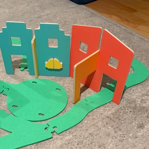 Lovevery Colorful Wooden modular Village - Picture 3 of 3